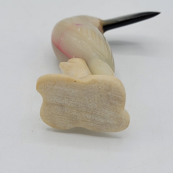 Vintage Carved Stone Toucan Figurine, 1970s Souvenir Collectible - Picture 4 of 11